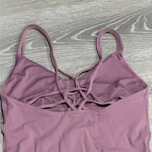 Lululemon Athletica Dusty Rose Strappy Tank Top